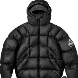 thumbnail for PALACE FW23 Pertex Frost Face Mask Winter Waterproof Stand Collar Hooded Long Sleeve Down Jacket Men