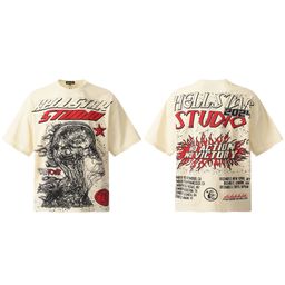 thumbnail for 2025 Summer New European and American Fashion Brand Men&#039;s and Women&#039;s Couple plus size Loose Pullover Short-sleeved T-shirt Teenager tee