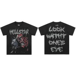 thumbnail for 2025 Summer New European and American Fashion Brand Men&#039;s and Women&#039;s Couple plus size Loose Pullover Short-sleeved T-shirt Teenager tee