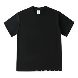 thumbnail for Heavy 320G Cotton Short-sleeved over size National Tide T-shirt Men&#039;s Light Plate Loose Crewneck Joker Summer Couple