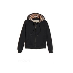 thumbnail for Women&#039s Sweater Thickened high quality British-style Hooded Women&#039s Sweater Women&#039s Jacket Cardigan Zipper in stock Embroidered LOGO
