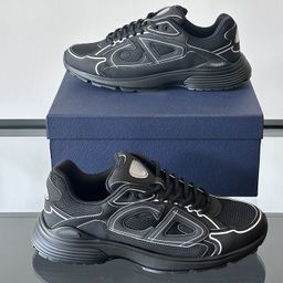 thumbnail for Cross-border European station explosive B25 low-top men's sneakers, men's and women's alphabet shoes, high-quality B30 daddy shoes, thick soles