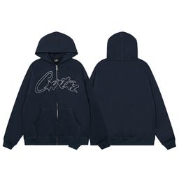 thumbnail for 25Ss Foreign Trade American Fashion Alcatraz Casual Suit High Street Men and Women Couple Trendy Denim Jacket Jacket Gathering Place