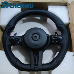 thumbnail for For BMW 1234567 Series X1X2X3X4X5 F30F02F07F10F15 flat-bottomed sports steering wheel