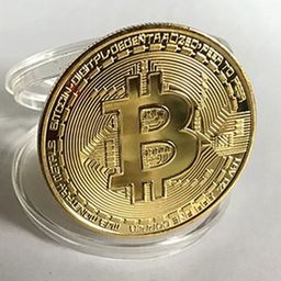 thumbnail for Bitcoin Bitcoin medalha comemorativa Bitcoin moeda estrangeira moeda de ouro b Bitcoin moeda comemorativa criativa
