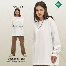 thumbnail for ARTIE Men's Fall/Winter 2025 Brand Heavy 305g Loose Long Sleeve T-Shirt 12 Colors European and American Cotton Top