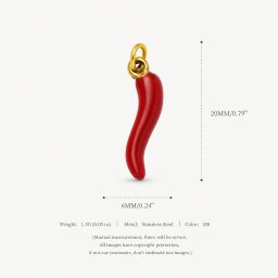 thumbnail for Banana Elephant European and American Independent Station New Fashionable Simple Stainless Steel Pendant DIY Vacuum Electroplated 18K Real Gold Protection