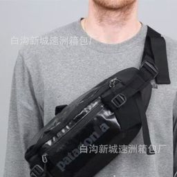 thumbnail for New Black Hole Waterproof Outdoor Waist Bag Leisure Tower Street Trend Cross-Body Chest Bag Cycling Multi-Functional Shoulder Bag