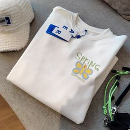 thumbnail for 2025 Summer New Cotton Short-sleeved T-shirt Women&#039;s Korean-style Loose Women&#039;s Clothing Cartoon Printed Half-sleeved Top Base Shirt