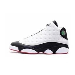 thumbnail for Putian Shoes Cross-Border Aj13 Black and White Panda Company-Level Joe 13 High-Top White and Blue Obsidian Basketball Men's and Women's Sports Shoes
