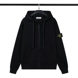thumbnail for stone cross-border foreign trade stone Sitong Island classic cardigan sweatshirt hoodie long sleeve zipper jacket