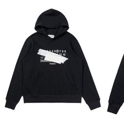thumbnail for Cross-Border High-Quality Margiela Mm6 Autumn and Winter American-Style Loose Jacket Casual Unisex Hooded Pullover Sweatshirt Ius
