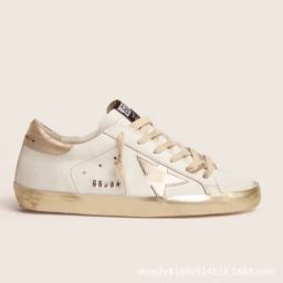 thumbnail for Classic and versatile Korean GG casual dirty shoes men's and women's board shoes are made of old stars to increase the height of dirty dirty cowhide white shoes