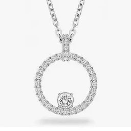 thumbnail for Shi family's version of the devil's eye necklace, Swarovski smart tassel, swan beating heart, clavicle chain pendant woman