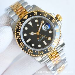 thumbnail for Relógio mecânico automático masculino Cross-border supply watch Laojia Water Ghost Coke Ring 3186 3255 GMF CleanGMT