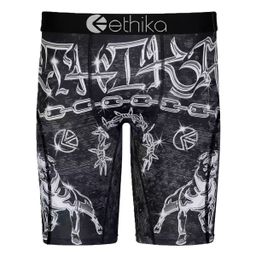 thumbnail for Ethika&#039s Same Men&#039s Underwear Boxer Trbottomy Brand Shorts Ice Silk Print Sports Quick-Drying Extbottomed Leggings