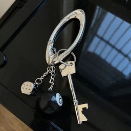 thumbnail for oakleeey-style high-value keychain oval trend mountaineering multi-functional key buckle waist pendant accessories