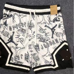 thumbnail for Calças American-style AJ Air Flyer verão novas de secagem rápida soltas para corrida treino moda impressa esportes shorts casuais atacado.