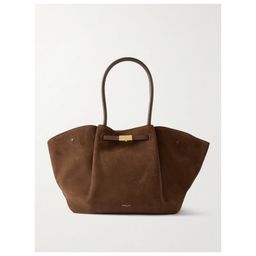 thumbnail for Carefully selected Demellier matte suede wing bag autumn/winter European and American dumpling bag handheld large capacity locklock bag
