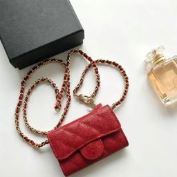 thumbnail for Factory Direct Sale 2026 New Model Compact Quilted Chain Bag Genuine Leather Simple Shoulder Crossbody Bag Fashionable Card Holder Versatile
