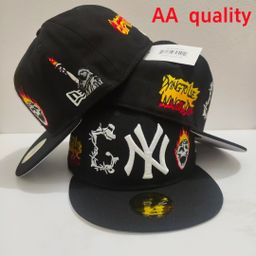 thumbnail for 2025 New Hot Selling Cross Border Wholesale Foreign Trade Team Baseball Cap AA Pattern Flat Brim Fashion Size Flat Brim Hat