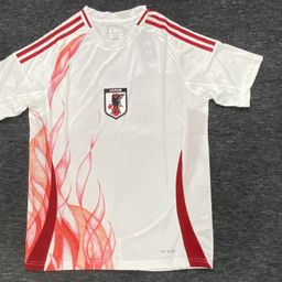 thumbnail for Camisa de futebol 2425 da seleção japonesa, jogador jovem, Dragon Ball, Rei Pirata Luffy, fã de Saiyans, secagem rápida