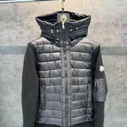 thumbnail for 欧洲站新款M家针织拼接休闲羽绒服 白鸭绒保暖时尚修身羽绒外套男