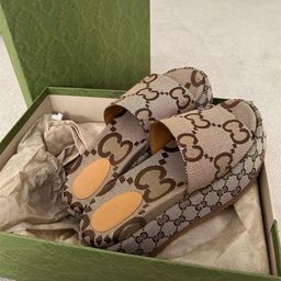 thumbnail for G family 2023 new net red summer factory direct sales embroidered slippers printed heightened thick bottom casual word female sandals