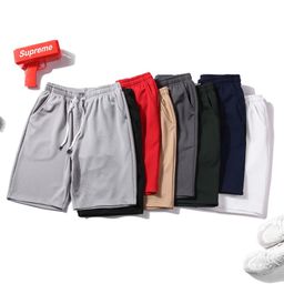 thumbnail for Shorts respiráveis de secagem rápida, calças esportivas, frescas, casuais, com alta elasticidade, micro elásticas, soltinhas, de malha, para exportação.