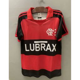 thumbnail for Camisa retrô de futebol da Liga Brasileira Santos Flamengo Minero Athletic São Paulo Palmeiras