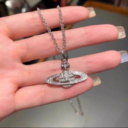 thumbnail for Queen Mother of the West, Vivian, high-end classic Saturn necklace, gentle temperament, Internet celebrity necklace, women's ins, niche