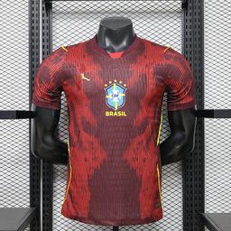 thumbnail for Brazil Player Version Jersey Brazil World Cup National Team Home and Away Football Uniform Short-Sleeved T-Shirt Cross-Border Dropshipping