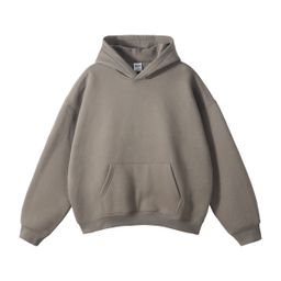 thumbnail for 2026 Fall/Winter New Loose Plush Trendy Sweatshirt Men's Oversize Hooded Trendy Men's Sweatshirt Suit