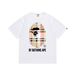 thumbnail for Japanese trendy brand Japanese Ape Kixing Lucky Cat Short Sleeve Male and Female Teenagers Street Campus Fashion Youth Short Sleeve