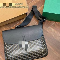 thumbnail for Spot Goya dog tooth bag 25 years new Coursier messenger bag large capacity leather crossbody small square bag cross-border