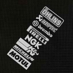 thumbnail for Sponsor Combo Motorcycle Decoration Decals Reflective Car Stickers Helmet Modification Logo Scratches Blocking Car Stickers