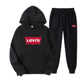 thumbnail for 2024 New Export Printed Pure Color Sweatshirt Suit Men's Sports Casual Long-Sleeved Hoodie Loose Suitable for Going Out