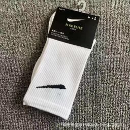 thumbnail for Meias de cano alto para todas as estações, meias esportivas masculinas e femininas, meias de cano médio, meias de basquete, meias curtas da moda, meias com sola atoalhada