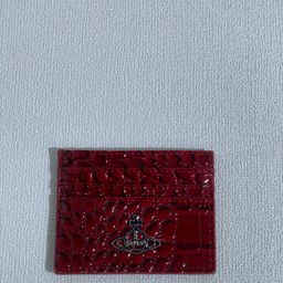 thumbnail for European and American punk West Queen Mother card holder simple retro small bag niche design Saturn card holder crocodile card holder for men and women