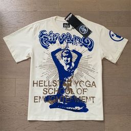 thumbnail for Hellstar美潮地狱之星短袖T恤夏季宽松休闲高街复古潮流男女T恤