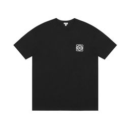 thumbnail for Cross-border Luojia high-quality embroidered logo loose short-sleeved men's and women's casual fashion and versatile T-shirts