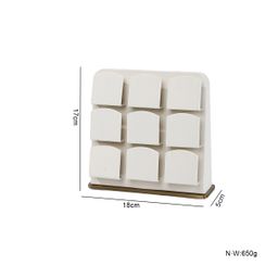 thumbnail for Microfiber leather jewelry rack, pendant necklace rack, large-capacity pendant piece display rack, jewelry display and storage rack