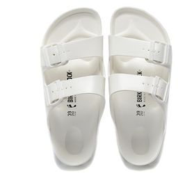 thumbnail for Summer EVA flip-flops one-word EVA lightweight sandals and slippers for couples indoor two-button men&#039s and women&#039s EVA flat shoes beach