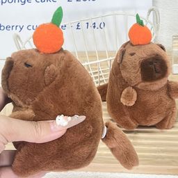 thumbnail for Cappibala Doll Keychain Pendant Small Jewelry Plush Toy Children&#039;s Small Gift Stall