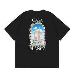 thumbnail for 25 New Products Casblanca Men's and Women's Casual Loose Short-Sleeved T-Shirt Casablanca Southern French Resort Style