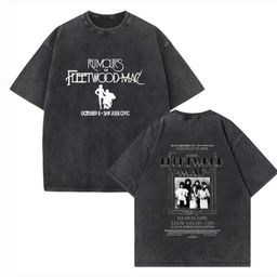 thumbnail for Rumor Fleetwood Mac 2024 Camisetas para homens e mulheres Harajuku O