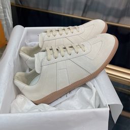 thumbnail for M Gila Mm6 Moral Training Shoes for Women 2025 New First-Layer Cowhide Raw Rubber Outsole Comfortable Casual Sneakers for Men and Women