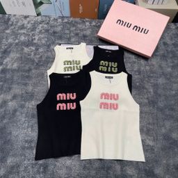 thumbnail for 25 Cruise New Heavy Industry Letter Nail Drill Thread Slim Fit Knit Vest