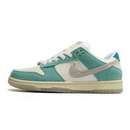 thumbnail for Carefully Selected Naike Official Single Dunk Black and White Panda Daito Kiyoshi Low-Top Aj1 Green Apple Casual Sneakers for Men and Women