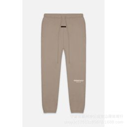 thumbnail for 2022Ss Velvet Pants White Flocking Printing Essentials Trendy Brand Cross-Border Sweatpants